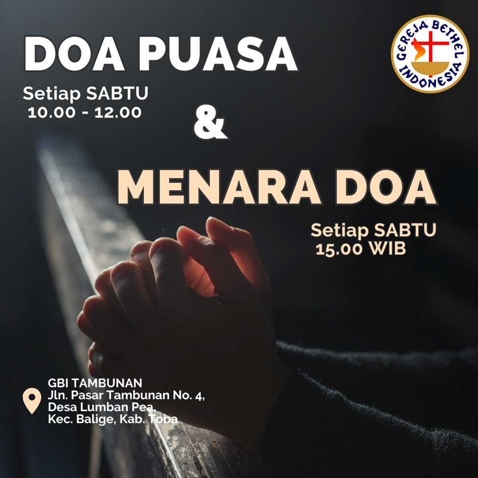 Poster Doa Puasa dan Menara Doa